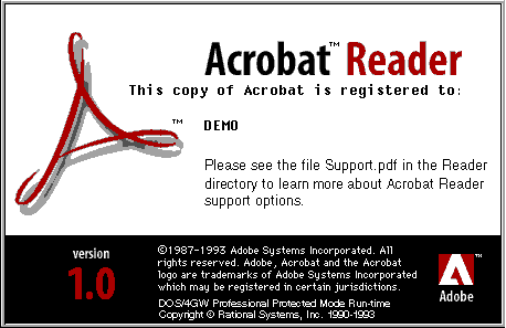My Adobe Acrobat Reader Archived Acrobat Reader