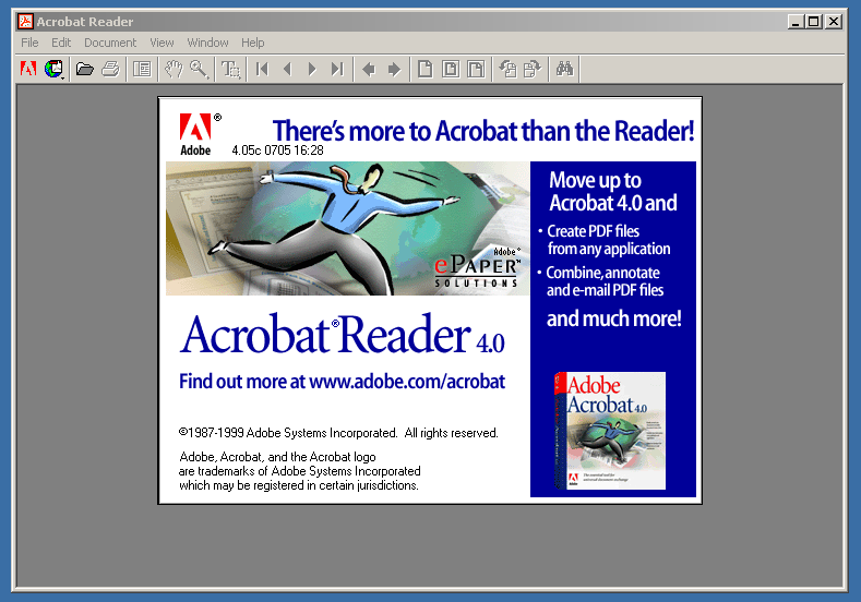 adobe acrobat reader 4.0