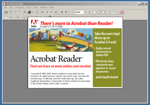 Adobe Reader 5