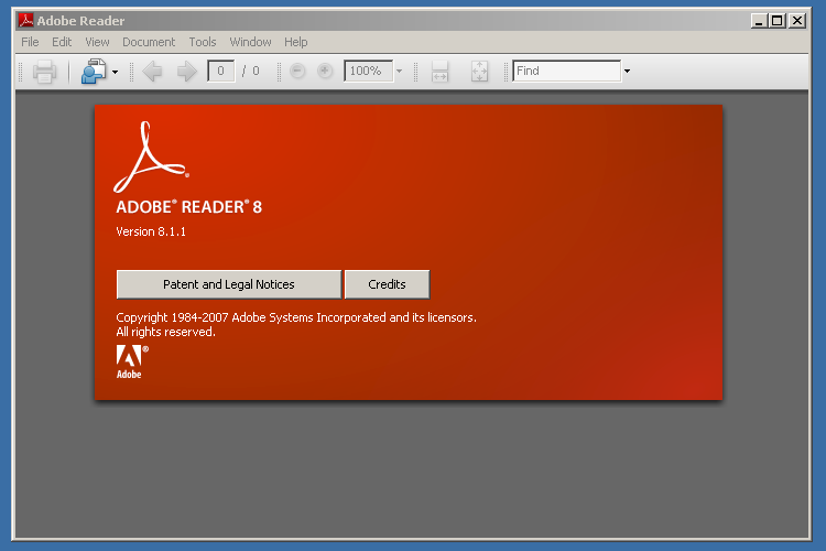 adobe 8.0 reader